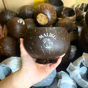 Thân Thiện Với Môi 100% Handmade Dừa Tự Nhiên Cup Vỏ/Dừa Uống Cup Biểu Tượng Tùy Chỉnh Tay Thủ Công Bởi Eco2Go Việt Nam - Product Image 4