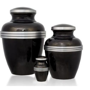 Superior Quality Metal Cremation Urn With Pedestal Rose White Color Memorial Human Ashes <b>Storage</b> Urn With Lid - Product Image 4