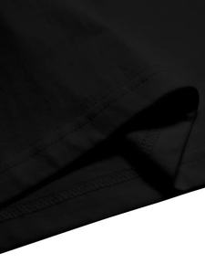 T-shirt à logo brodé pour hommes T-shirt personnalisé en coton décontracté à manches courtes et doux au toucher - Product Image 4