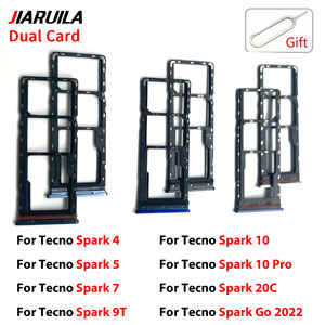 Bandeja de tarjeta Sim para teléfono móvil para Tecno Spark <span class=keywords><strong>Go</strong></span> 1 30C 30 20C 20 10C 10 9T 9 8T 8C <span class=keywords><strong>8</strong></span> 7 5 Air 4 <span class=keywords><strong>Pro</strong></span>, bandeja de soporte de tarjeta Sim, piezas de repuesto - Product Image 2