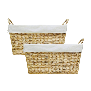 BEST SELLING <b>BASKET</b> Eco-Friendly Sophistication: Decorating with <b>Water</b> <b>Hyacinth</b> <b>Basket</b> Export From Vietnam - Product Image 1