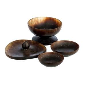 Bol en corne naturelle personnalisé, best-seller, pour les fêtes, meilleur prix en Inde, fait main, artisanal, écologique - Product Image 1