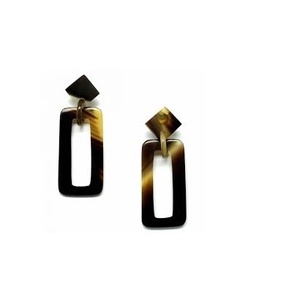 Buffalo Horn <b>Earrings</b> Horn Plated Cow Horn Drop <b>Earrings</b> for Ladies for Pair Piece and Handmade Use for Selling - Product Image 4