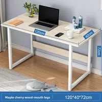 Escritorio de Computadora OEM, Escritorio Sencillo para Dormitorio, Mesa Larga, Escritorio Moderno Minimalista con Marco de Metal, Directo de Fábrica