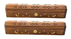 Boîte de rangement ronde en bois de haute qualité pour encens |   Finition artisanale polie de qualité |   Vente en gros en vrac d'usine - Product Image 2