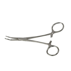 Pinzas hemostáticas manuales reutilizables Abrazaderas quirúrgicas curvas y rectas Bloqueo de acero inoxidable para uso hospitalario - Product Image 3