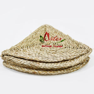 Artex Dong Thap Vente à Chaud Tapis de Salle à Manger Rond Naturel Tissé en Herbe de Mer de Couleur Personnalisée - Product Image 2