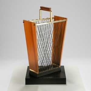 Elegant Wooden Design <b>Umbrella</b> <b>Stand</b> with Mesh Wire Perfect for Hotel and Restaurant Lobbies Stylish Home Decoration Rain Gear - Product Image 3