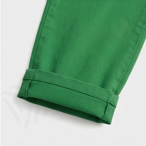 Pantalons chino pour hommes en tissu de coton, fabricant vendant des pantalons formels décontractés sur mesure, OEM, coupe ajustée, design élégant - Product Image 6