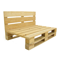 Sofá de paleta de madera NATURAL, único y moderno, duradero, de VIETNAM, gran oferta