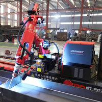 ZMDE Nueva versión H Beam Robot de soldadura robótica automática Estación DE TRABAJO Modo de soldadura MIG disponible para la venta