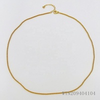 Collier de luxe en métal minimaliste chaîne fine accessoires pendentifs pour femmes