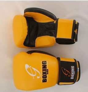 Guantes de boxeo profesionales con logotipo personalizado Guantes deportivos de nuevo diseño para entrenamiento Punzonado y Kickboxing Tamaño 8oz - Product Image 6