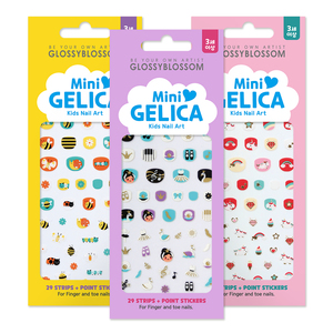ShineB-MINI GELICA para niños, pegatinas de uñas artísticas, diseños de uñas, autoadhesivas, decoración de flores, n. ° 45998 - Product Image 2