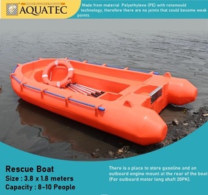 PRODUCTO CALIENTE El bote de rescate antihundimiento de PE con capacidad para 8-10 personas, bote de un solo molde hecho con tecnología de rotomoldeo. - Product Image 4