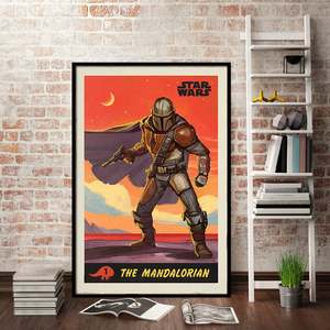 Affiche murale moderne illustrant le Mandalorian - Product Image 2
