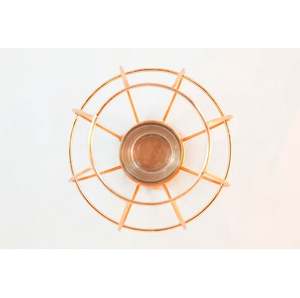 Portavelas votivas tradicionales de cobre para mesa, para interiores y exteriores, para velas de té, decoración para el hogar, hotel, oficina, bodas y fiestas. - Product Image 2