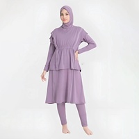 Conjunto de Ropa Deportiva Informal de Lino para Mujeres Musulmanas, Túnica y Pantalones Elásticos para Gimnasio, Proveedor Mayorista de Marca Privada