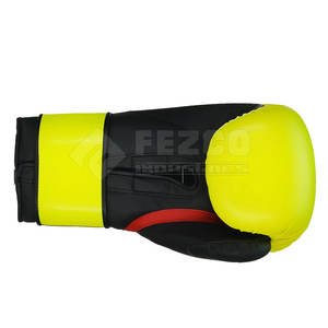 Gants de boxe en cuir de luxe pour l'entraînement professionnel Gym Workout évacuation de l'humidité finition lisse dragonne réglable - Product Image 6