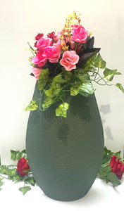 Florero de hierro hecho a mano con logotipo personalizado, diseño clásico para boda, hogar, decoración de Hotel, acabado de recubrimiento en polvo - Product Image 5