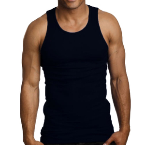 2025 nouveauté personnalisé hommes Gym débardeur confortable respirant Polyester qualité supérieure décontracté broderie grande taille tricoté - Product Image 3