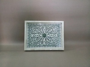 Plateau moderne en os incrusté, très demandé, classique, durable, pour servir le thé, table basse, présentoir, usage commercial, vente en gros - Product Image 2