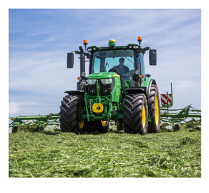 Tracteur John Deere 6130R 130HP pas cher à vendre, machine utilitaire d'occasion de haute qualité pour l'entretien professionnel des terrains et l'agriculture - Product Image 1