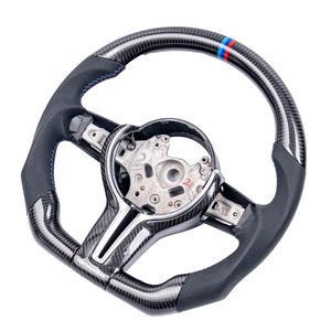 Volant <span class=keywords><strong>sport</strong></span> en fibre de carbone OEM pour l'intérieur des voitures BMW M3 M4 M5 E46 E90 E70 E71 F30 F10 F35 F22 F18 F07 F01 - Product Image 5