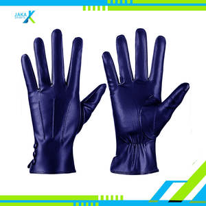 Unisex PU Leather Eco-Friendly Winter <b>Gloves</b> Touch Screen Soft <b>Fleece</b> <b>Lined</b> Warm Driving Texting Cold Weather Outdoor <b>Gloves</b> - Product Image 4
