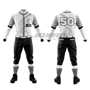 Nouveau 2025 ensemble d'uniformes de baseball sublimés personnalisés avec maillot et pantalon en tissu respirant évacuant l'humidité, parfait pour la vente - Product Image 5