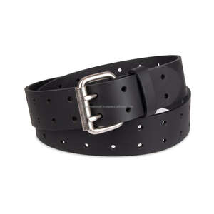 เข็มขัดลำลองแฟชั่นสำหรับผู้ชายหนังแท้หัวเข็มขัดทองเหลืองแบบมีง่ามสองง่ามปรับแต่งได้ทุกขนาดและสี - Product Image 6