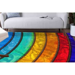 Tapis imprimé coloré, tapis vibrant, cadeau pour demoiselle d'honneur, tapis de chambre, tapis à poils doux - Product Image 2