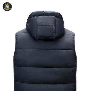 Chaqueta acolchada de invierno personalizada para hombre, clásica, cómoda, con patrón de bordado, decoración de bolsillo con estampado de concha de nailon - Product Image 5