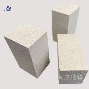 Mattoni Refrattari Leggeri per Parti di Riscaldatori e Forni, Mattoni in Argilla e Cemento Resistenti Marca ALBERCO - Product Image 3