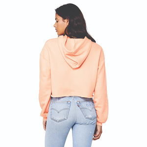 Premium Quality <b>Women's</b> Crop <b>Top</b> Hoodies <b>Top</b> Selling New Style with Custom Label Factory-Made for Winter Front Logo Hot Sale - Product Image 3