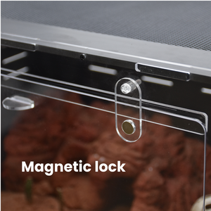 Chuồng nuôi bò sát, hộp nhân giống, lồng terrarium kiểu cổ điển bằng PVC & Acrylic, cung cấp bởi nhà máy, thích hợp nuôi côn trùng, ếch, nhện, rắn - Product Image 4