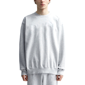 Wholesale 2025 Fashion Street Wear Men's Hoodies Soft 240g Cotton Custom Logo Embroidered Fleece <b>Oversized</b> Drop Shoulder - Product Image 3