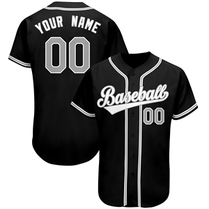 Wholesale Customizable 100% Polyester Baseball Jerseys Stretchable <b>Athletic</b> Fit Sportswear for Baseball Streetwear Jerseys - Product Image 2