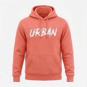 ชุดวอร์มแบบมีฮู้ดดีไซน์ล่าสุดสำหรับผู้ชาย รับผลิตตามแบบ OEM พร้อมปักโลโก้ ลายเรียบ ชุดใหม่ ผ้าฝ้าย 100% ปรับแต่งได้ - Product Image 1