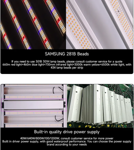 2024 BAVA 4X8FT Samsung LM301H EVO LM301B LED élèvent la lampe 12 barres 1200W Dimmable élèvent la lumière pour la salle d'usine <span class=keywords><strong>de</strong></span> boîte <span class=keywords><strong>de</strong></span> <span class=keywords><strong>culture</strong></span> - Product Image 5