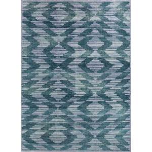Alfombras de Lana Anudadas a Mano Clan, Patrón Geométrico Rosa y Morado para el Hogar, Rectangulares de 9x12, Decoración para Pasillo y Sala de Estar, Nuevo Modelo PKWL-1010 - Product Image 1