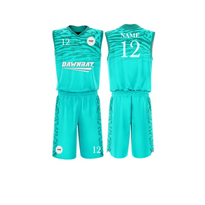 Vêtements de basket-ball professionnels personnalisés, jersey et short en polyester respirant à séchage rapide, vêtements de sport d'équipe pour hommes, femmes et jeunes - Product Image 2