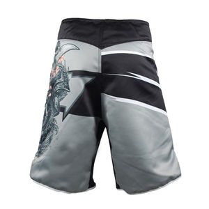MMA-pantalones cortos de lucha, Shorts de boxeo MMA, diseño de logo en relieve, hechos en Pakistán - Product Image 2
