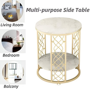 Bulk Price Nordic Living Room Marble <b>Sofa</b> Side Table Corner Table Light <b>Small</b> Coffee Table Simple <b>Bedroom</b> - Product Image 5