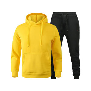 Ensemble de deux pièces Survêtement de haute qualité Élégant à séchage rapide Tenue d'entraînement fiable Tenue de gymnastique élastique et flexible 100% coton - Product Image 3