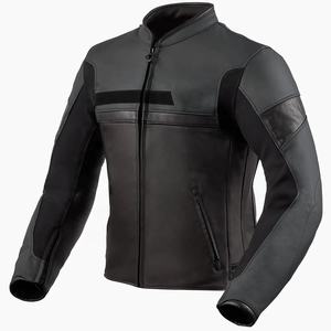 Blouson en cuir matelassé pour homme, design personnalisé, avec col montant, fermeture éclair, tissu en toile, à capuche, séchage rapide et respirant - Product Image 1