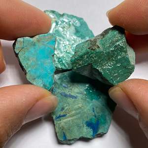 Pierre précieuse naturelle de forme ovale, pierre d'Eilat, vert brun, malachite, opale, cristal, taille personnalisable, certifiée IGI - Product Image 4