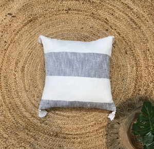 Boho hôtel de luxe maison salon chambre 18x18/20x20 tailles coton bio tissé housse de coussin Jute taies d'oreiller housses de coussin - Product Image 1