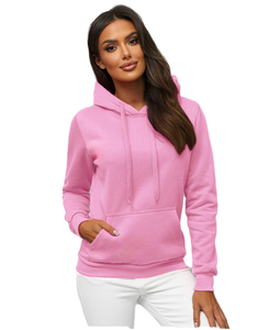 Sudadera con Capucha y Logotipo Frontal para Mujer, Superventas 2026, Transpirable, Holgada, de Poliéster/Algodón Tejido, Ecológica - Product Image 3