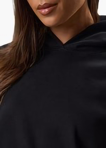 Sudaderas con capucha de alta calidad, 100% algodón, tejido French Terry grueso, logotipo impreso personalizado, transpirables, cálidas, estilo hip hop, para mujer. - Product Image 5